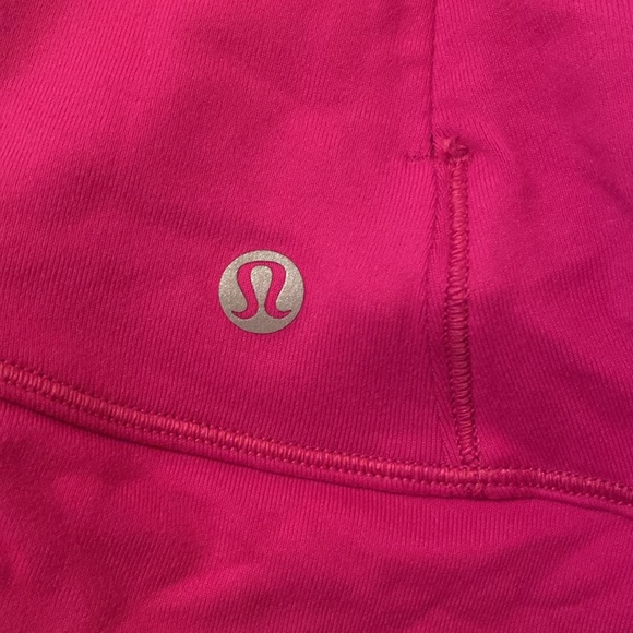 pink raspberry Lululemon long sleeve top - Picture 3 of 4